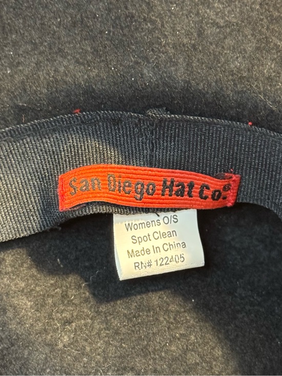 San Diego Hat Co Vintage Black Wool Floppy Brim Hat